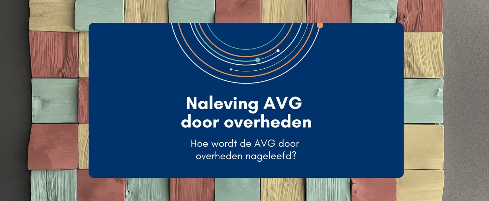Naleving AVG door overheden