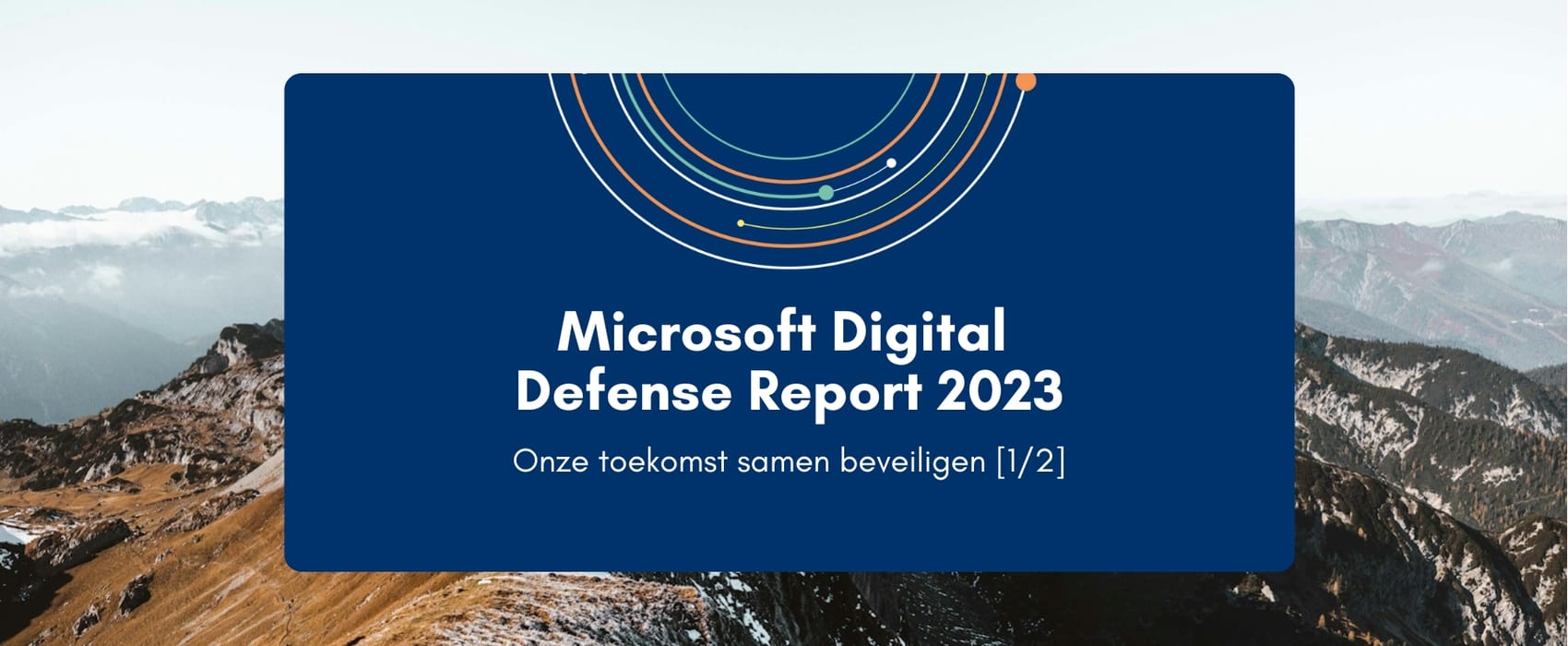 Microsoft Digital Defense Report 1
