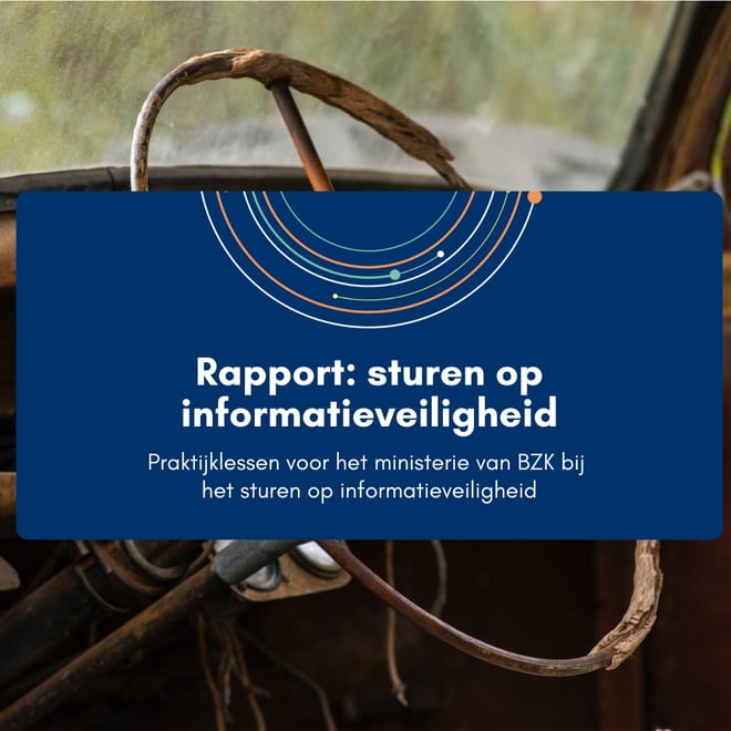 Afbeelding bij: Rapport: sturen op informatieveiligheid