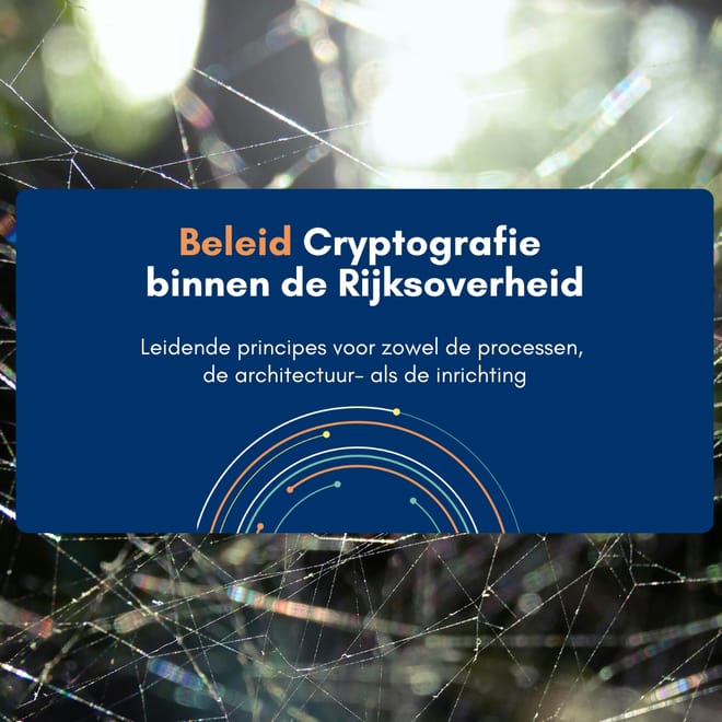 Afbeelding bij: Beleidskader Cryptografie