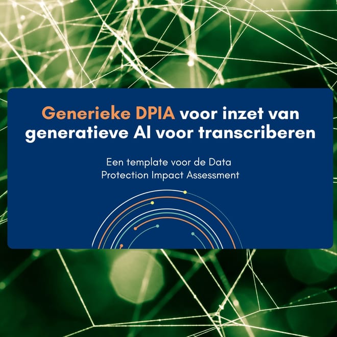 Afbeelding bij: Generieke DPIA transcriberen